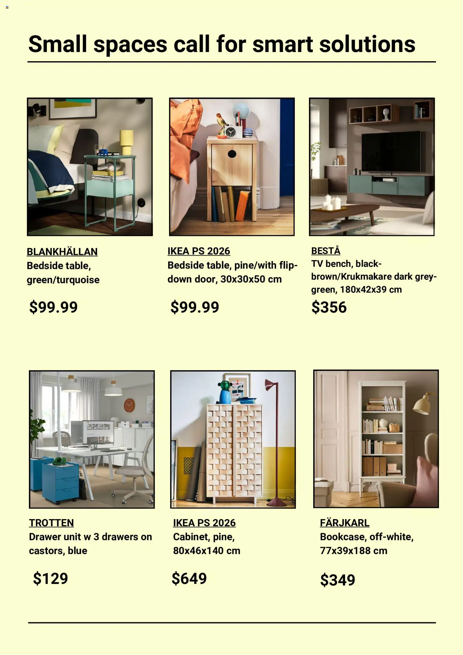 IKEA catalogue - valid from 21/09/2026 | Page: 4 | Products: Drawer, Tv
