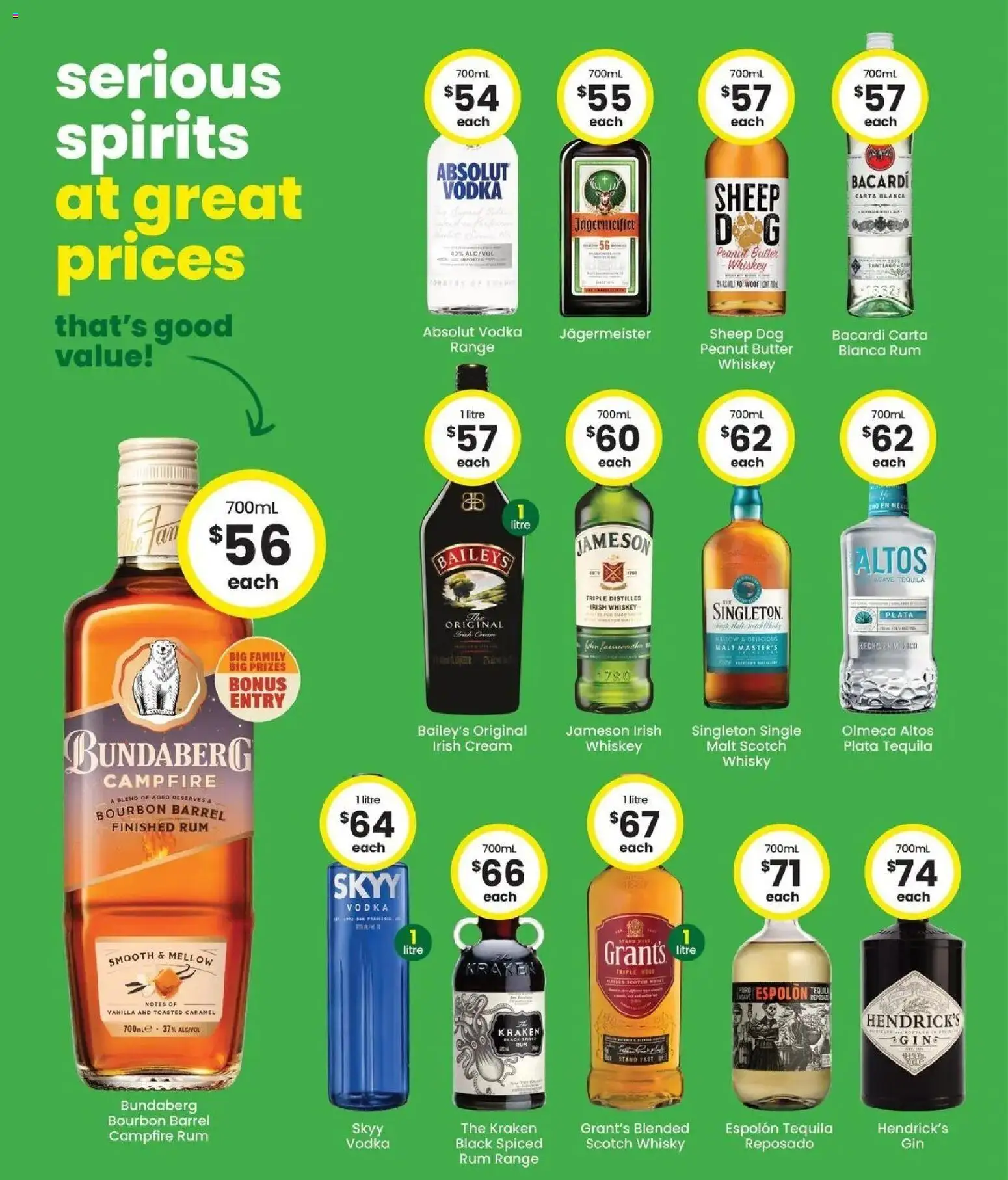 The Bottle-O catalogue - valid from 06/07/2026 | Page: 6 | Products: Cream, Vodka, Whiskey, Scotch
