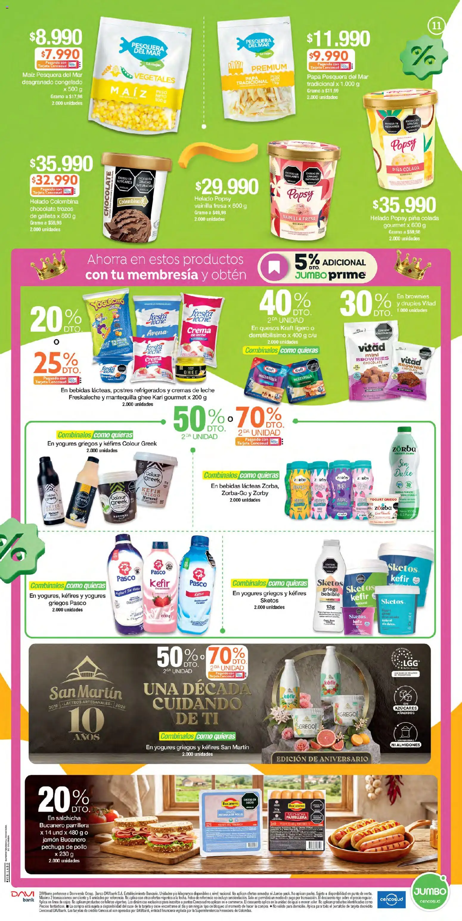 Jumbo revista - valida desde el 24/09/2026 | Página: 11 | Productos: Fresa, Kumis, Lima, Papa