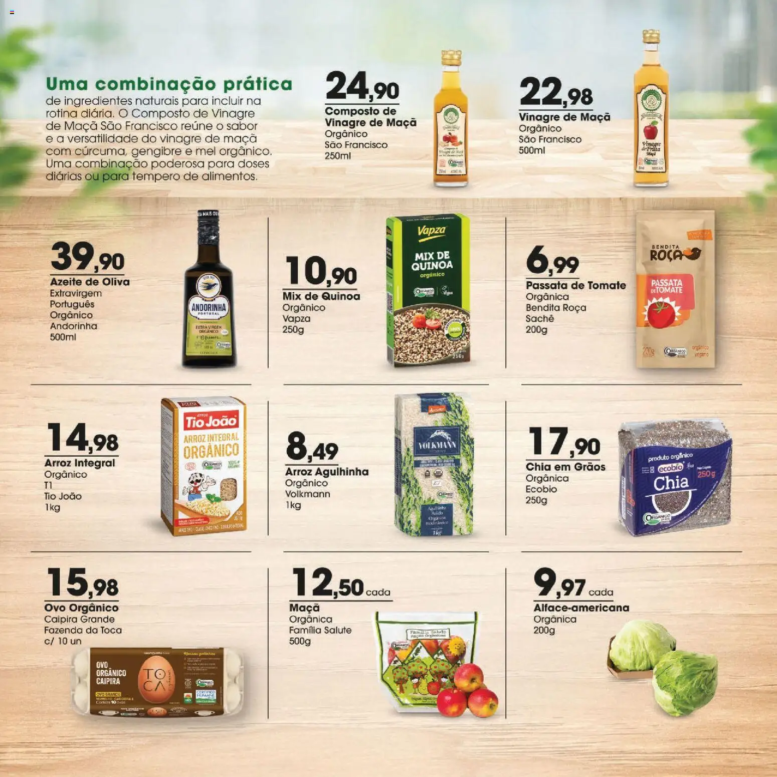Zaffari Folheto - válido de 03/09/2026 | Página: 3 | Produtos: Arroz integral, Chia, Mel, Azeite