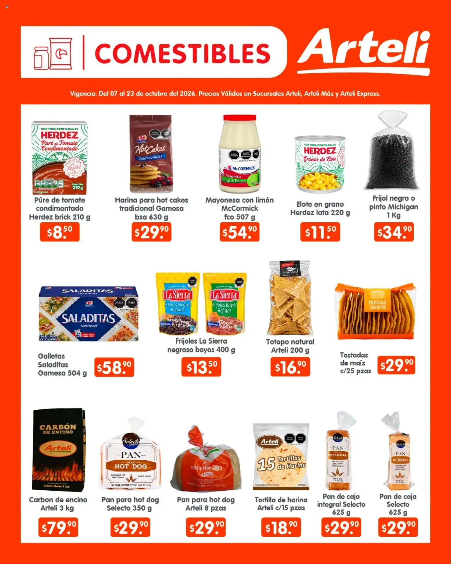 Nuevas ofertas de Arteli válidas en toda la República Mexicana desde el 07/10/2026. ¡Encuentra las mejores ofertas en Arteli folleto Quincenal! | Página: 4