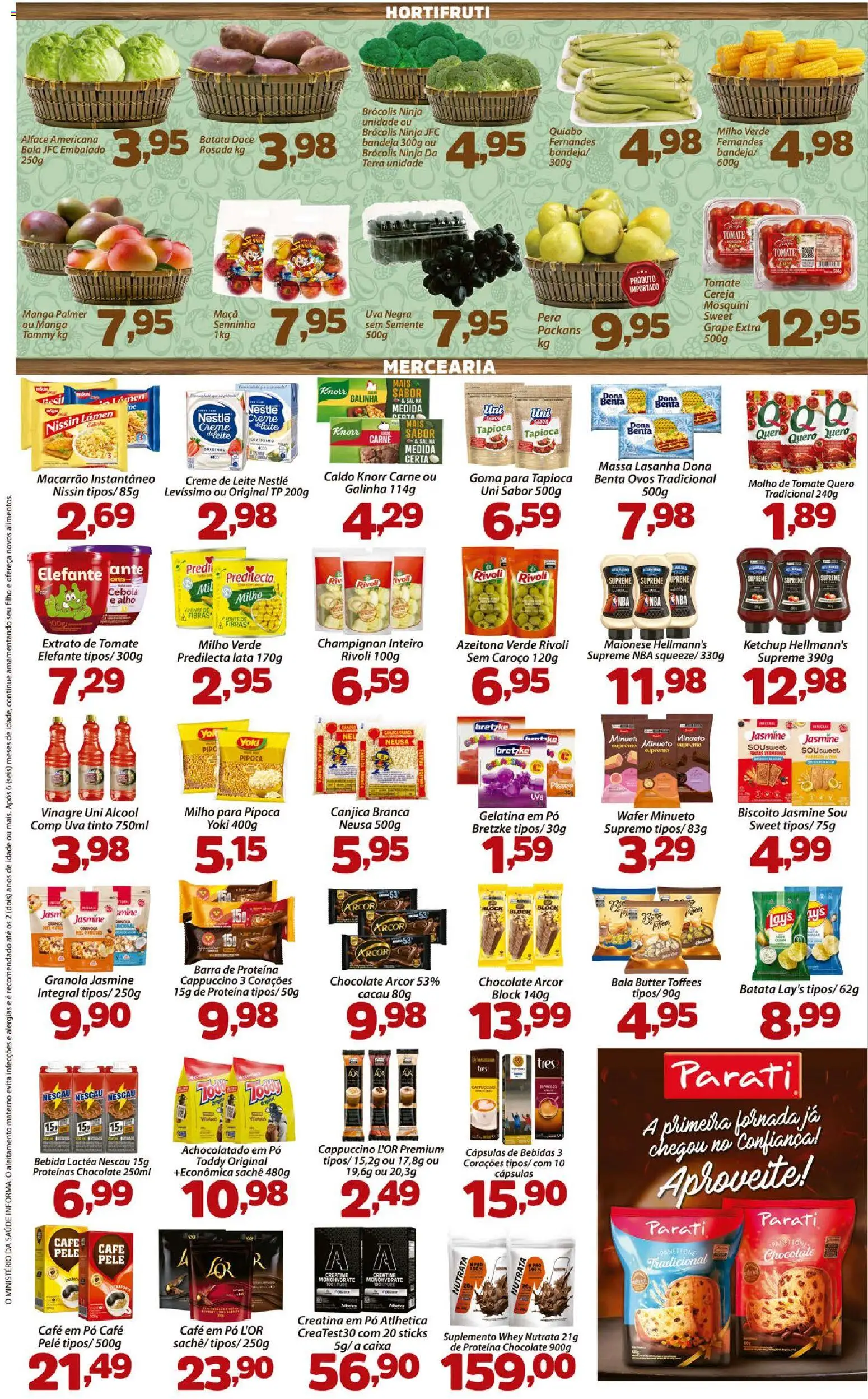 Confiança Folheto - válido de 11/08/2026 | Página: 2 | Produtos: Uva, Vinagre, Ovos, Ketchup
