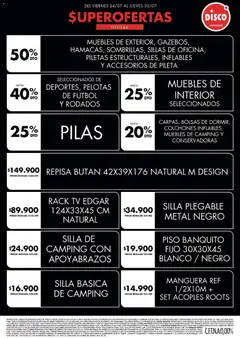 Vista previa Disco - Ofertas | Electro, T. Libre y más válido desde el 23/07/2026 | Página: 1