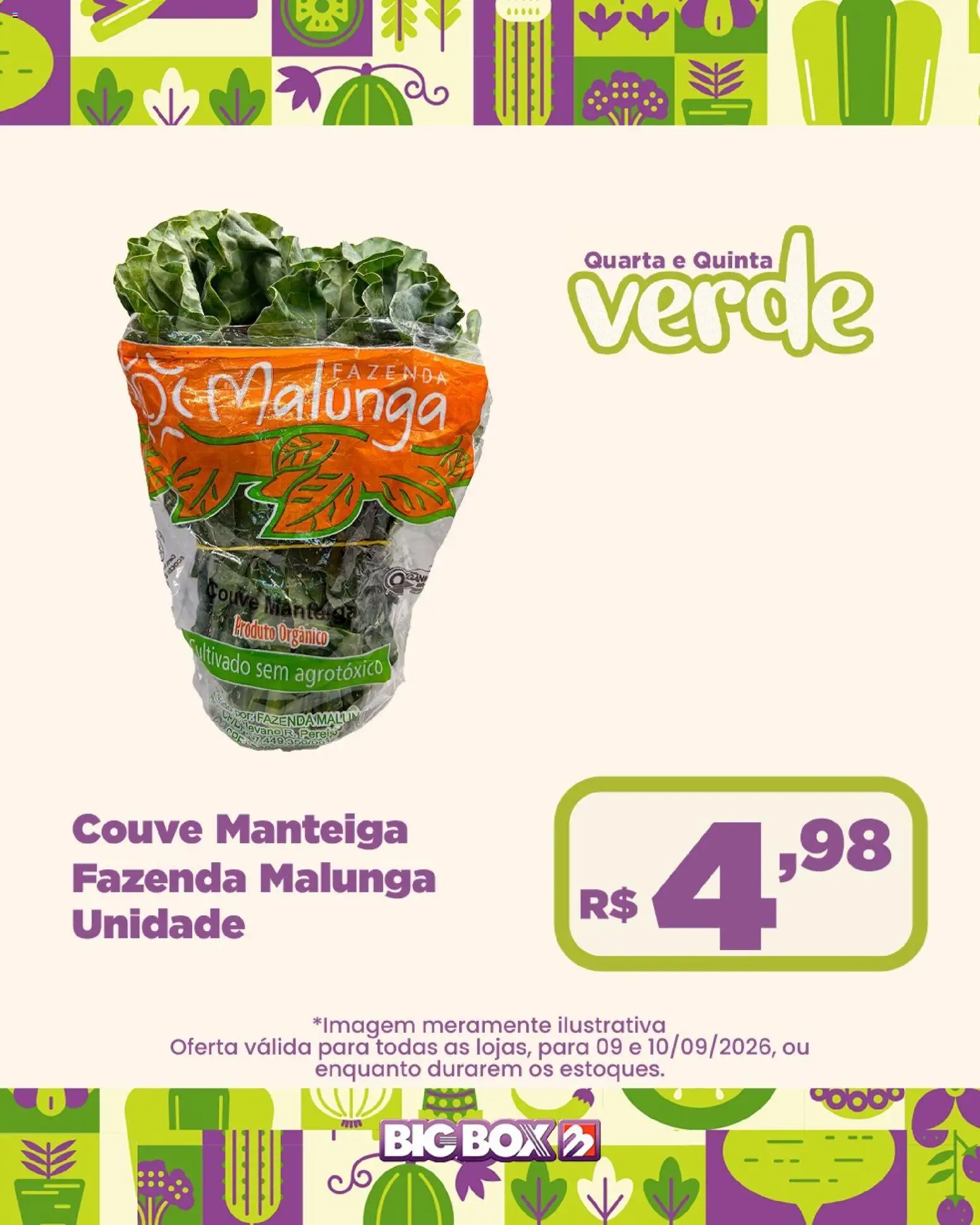 Big Box Folheto - válido de 09/09/2026 | Página: 14 | Produtos: Manteiga, Couve