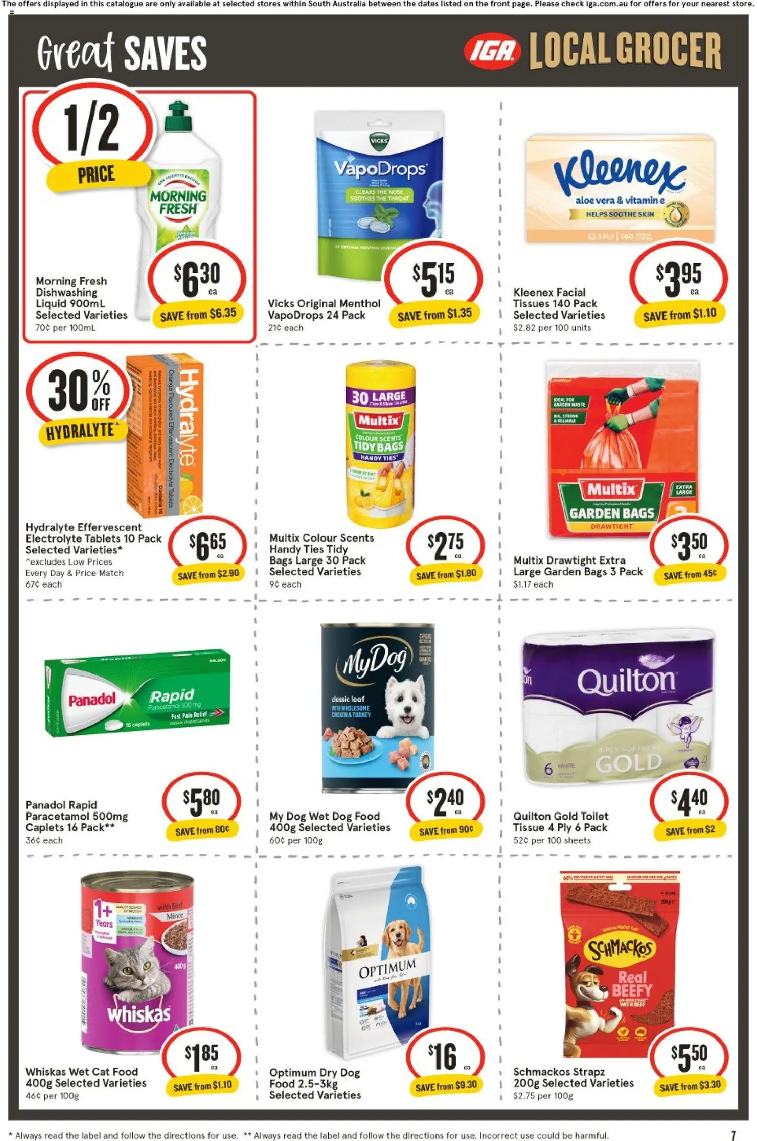 IGA catalogue - valid from 15/07/2026 | Page: 7 | Products: Oil, Noodles, Sugar, Tuna