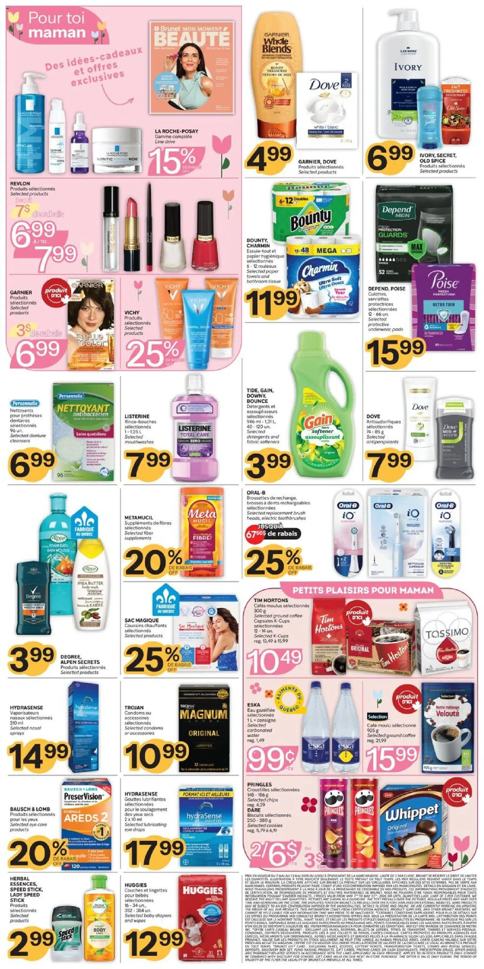 Brunet flyer valid from 07.05.2026 | Page: 9 | Products: Chips, Deodorant, Butter, Coffee