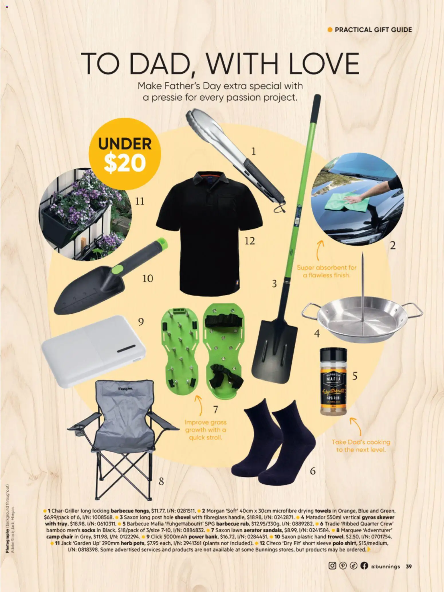 Bunnings Warehouse catalogue - valid from 01/08/2026 | Page: 47 | Products: Chair, Gyros, Towels, Socks