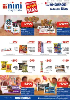 Vista previa NINI Mayorista catálogo válido desde el 07/09/2026 | Página: 38 | Productos: Huevo, Chocolate, Arroz, Golosinas