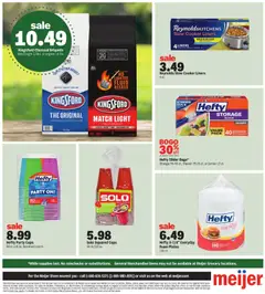 Preview of Meijer weekly ads valid from 09/23/2026 | Page: 11 | Products: Cooker, Charcoal, Television, Freezer
