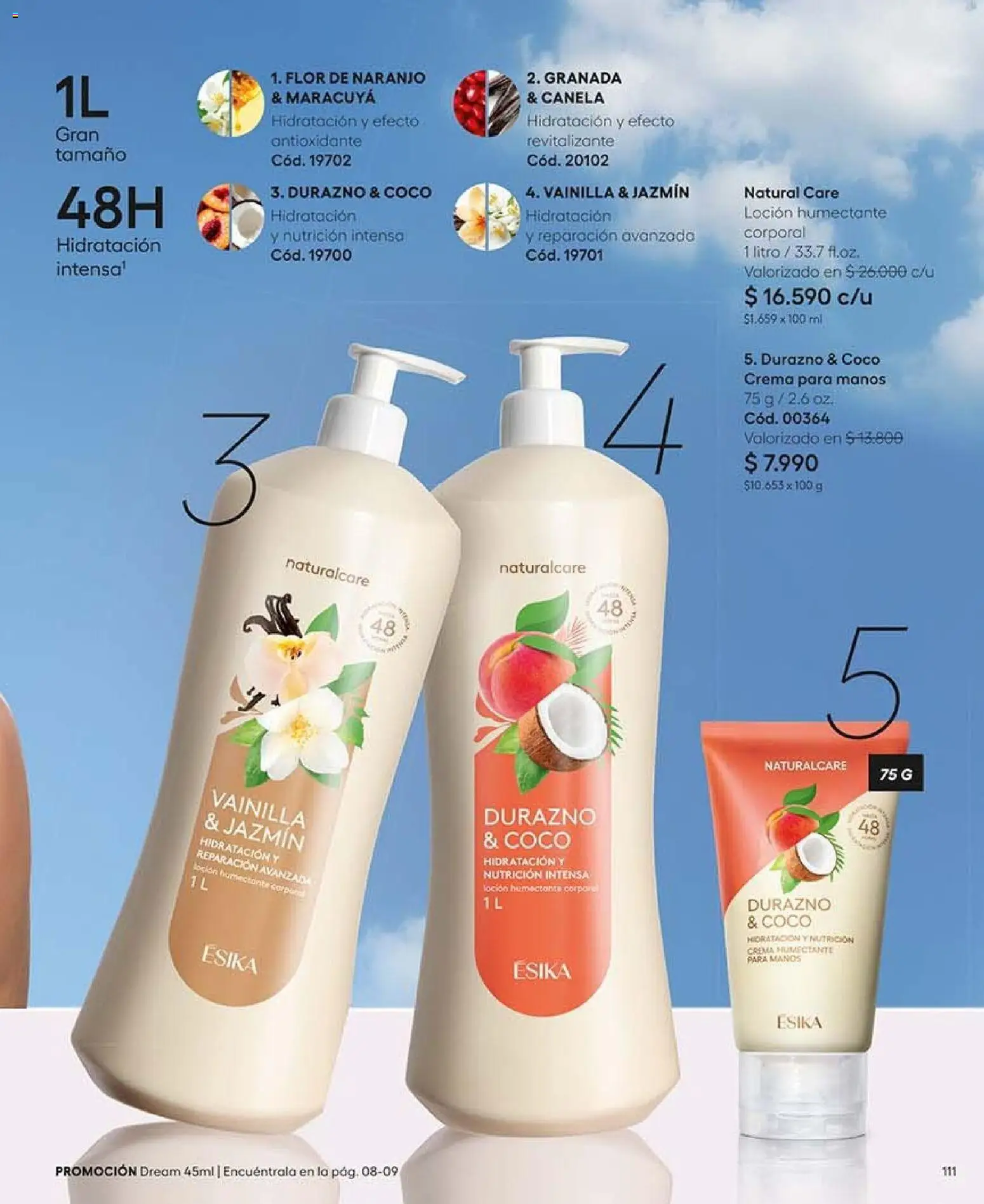 Catálogo Ésika Campaña 16 │ válido desde el 28.09.2026 | Página: 127 | Productos: Coco, Durazno, Crema, Crema para manos