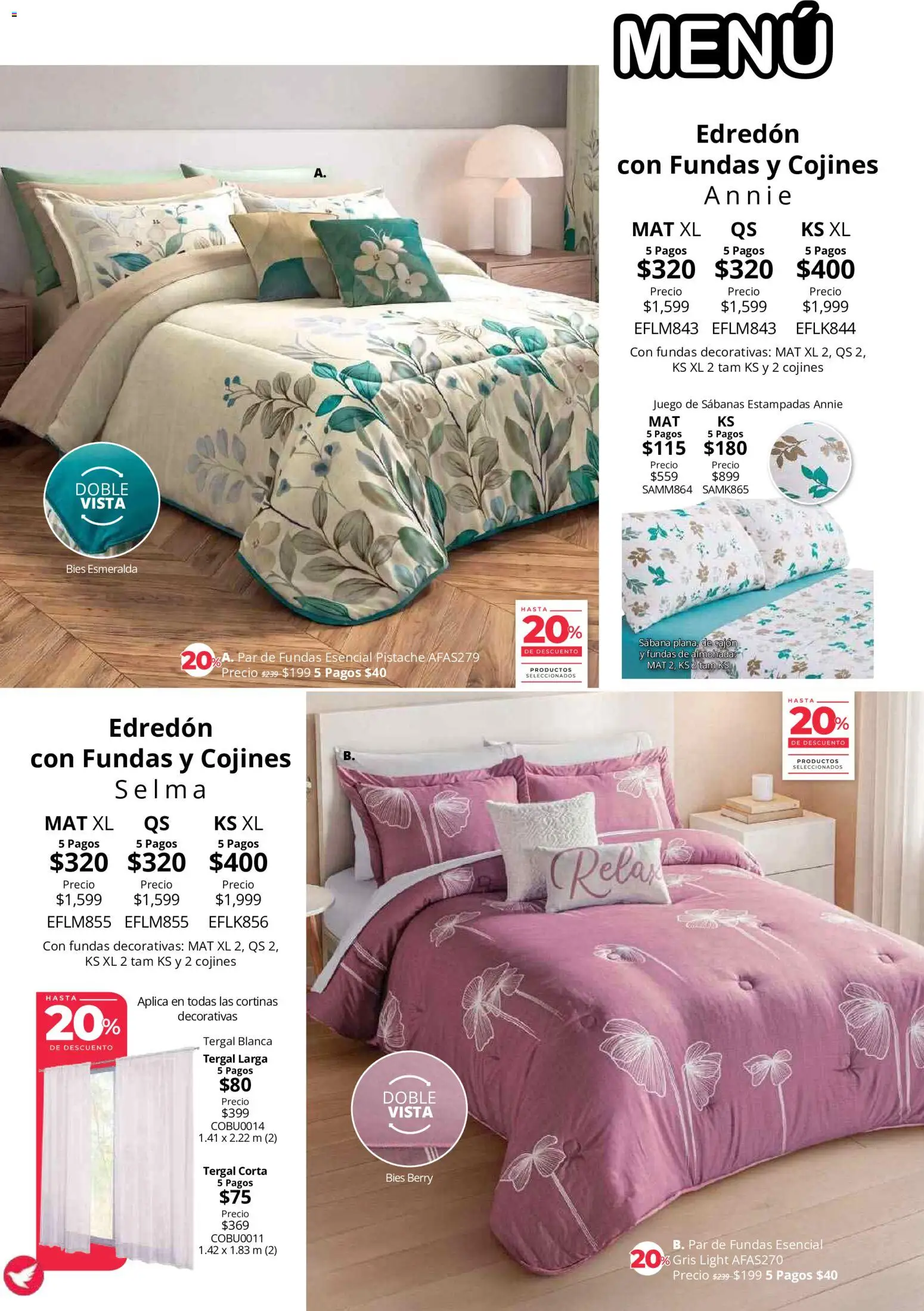 Nuevas ofertas de Colchas Concord válidas en toda la República Mexicana desde el 01/08/2026. ¡Encuentra las mejores ofertas en Colchas Concord catálogo! | Página: 19 | Productos: Juego, Almohada, Sabanas, Cortinas