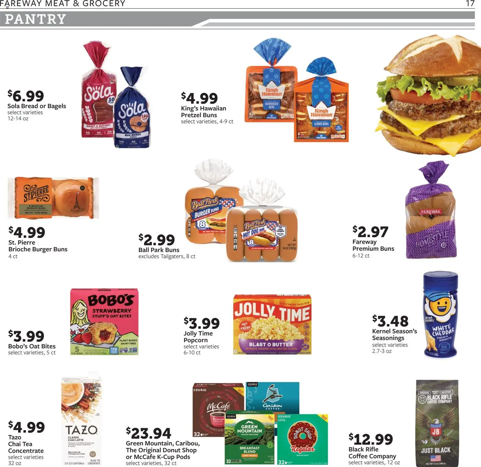 Fareway Weekly Ad - valid from 08.06.2026 | Page: 17 | Products: Corn, Bread, Coffee, Rifle
