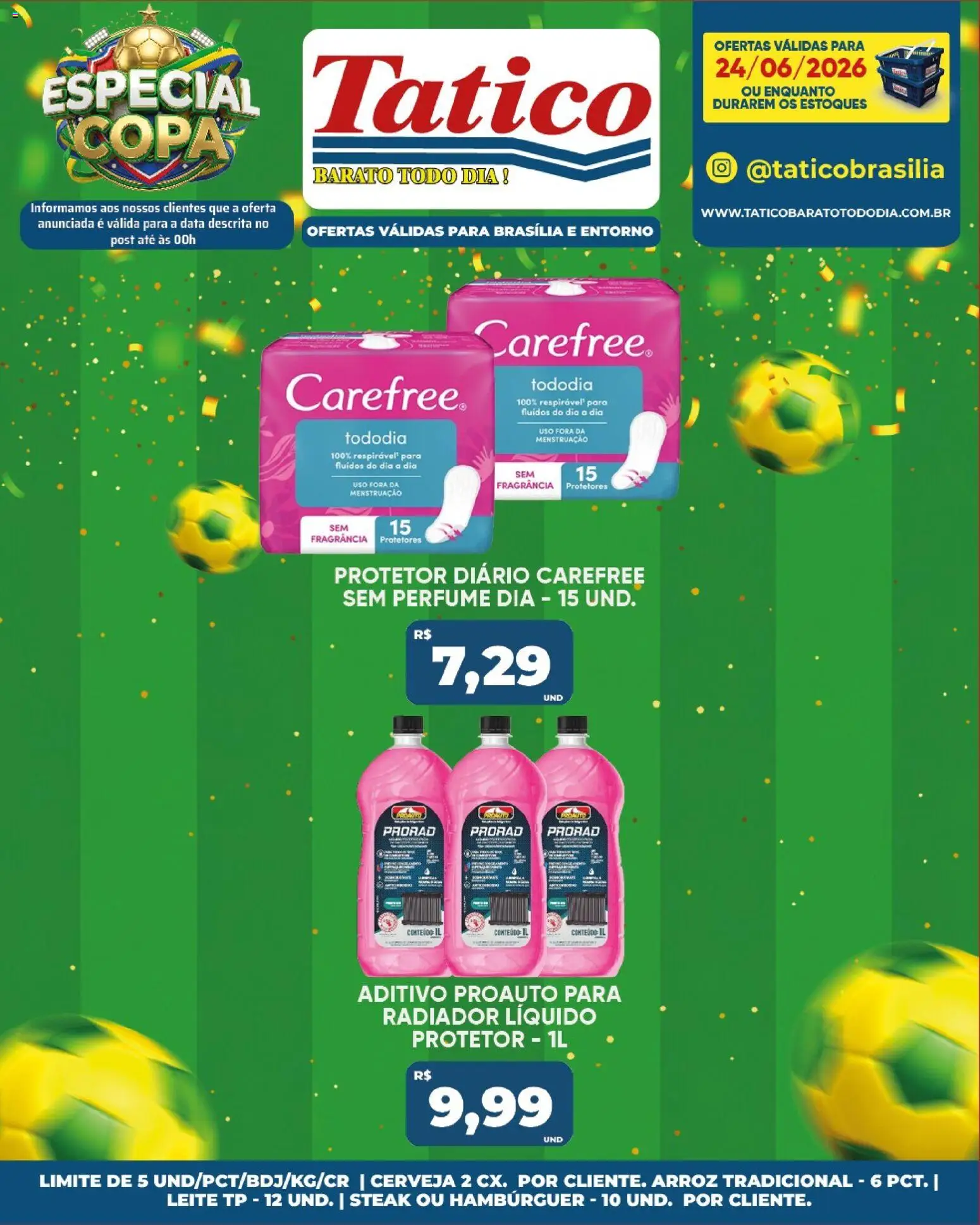 Tatico Folheto - válido de 24/06/2026 | Página: 20 | Produtos: Perfume, Cerveja, Copa, Arroz