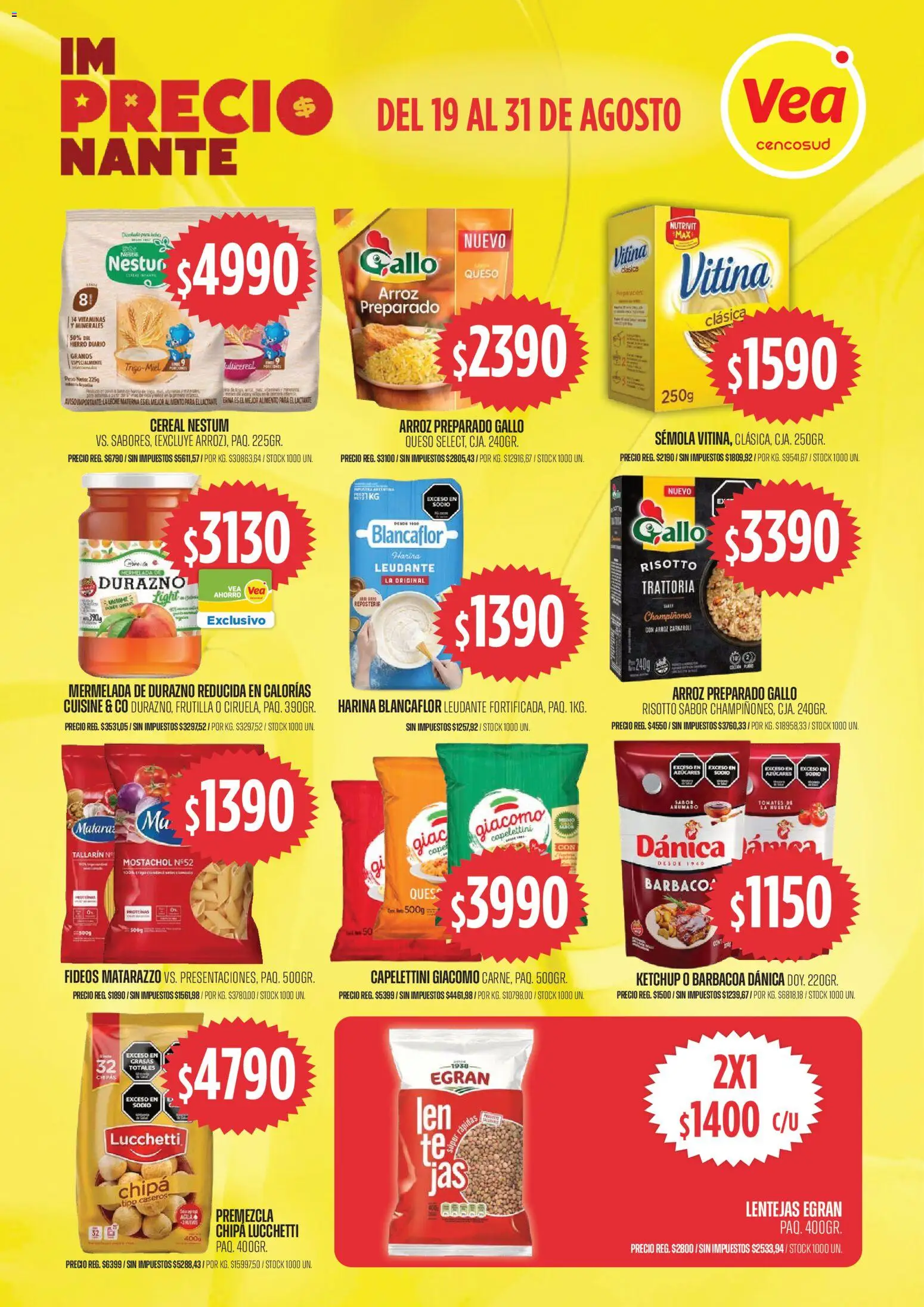 Vea ofertas │ válido desde el 18/08/2026 | Página: 6 | Productos: Vitaminas, Sémola, Leche, Arroz