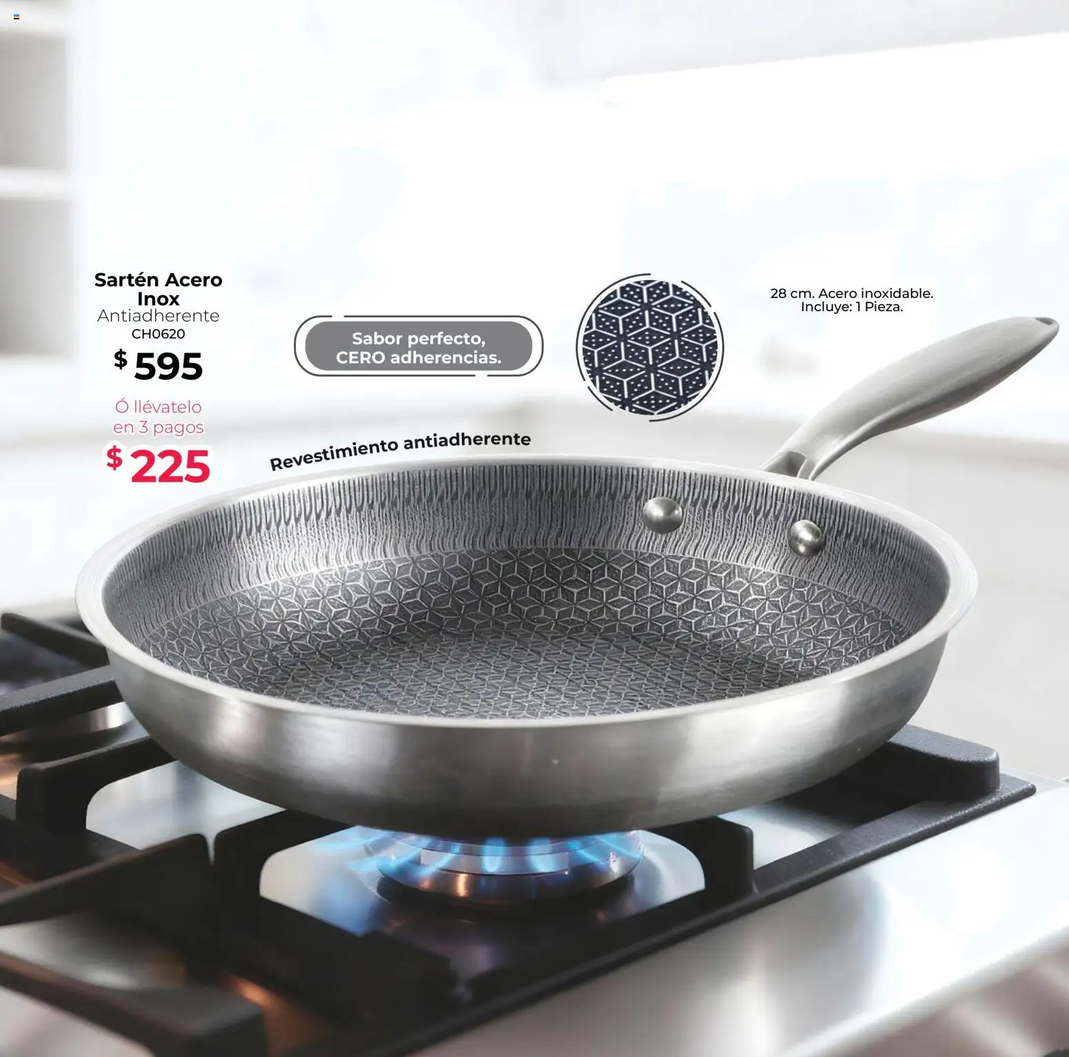 Nuevas ofertas de Colchas Concord válidas en toda la República Mexicana desde el 01.01.2026. ¡Encuentra las mejores ofertas en Colchas Concord catálogo! | Página: 54 | Productos: Sartén