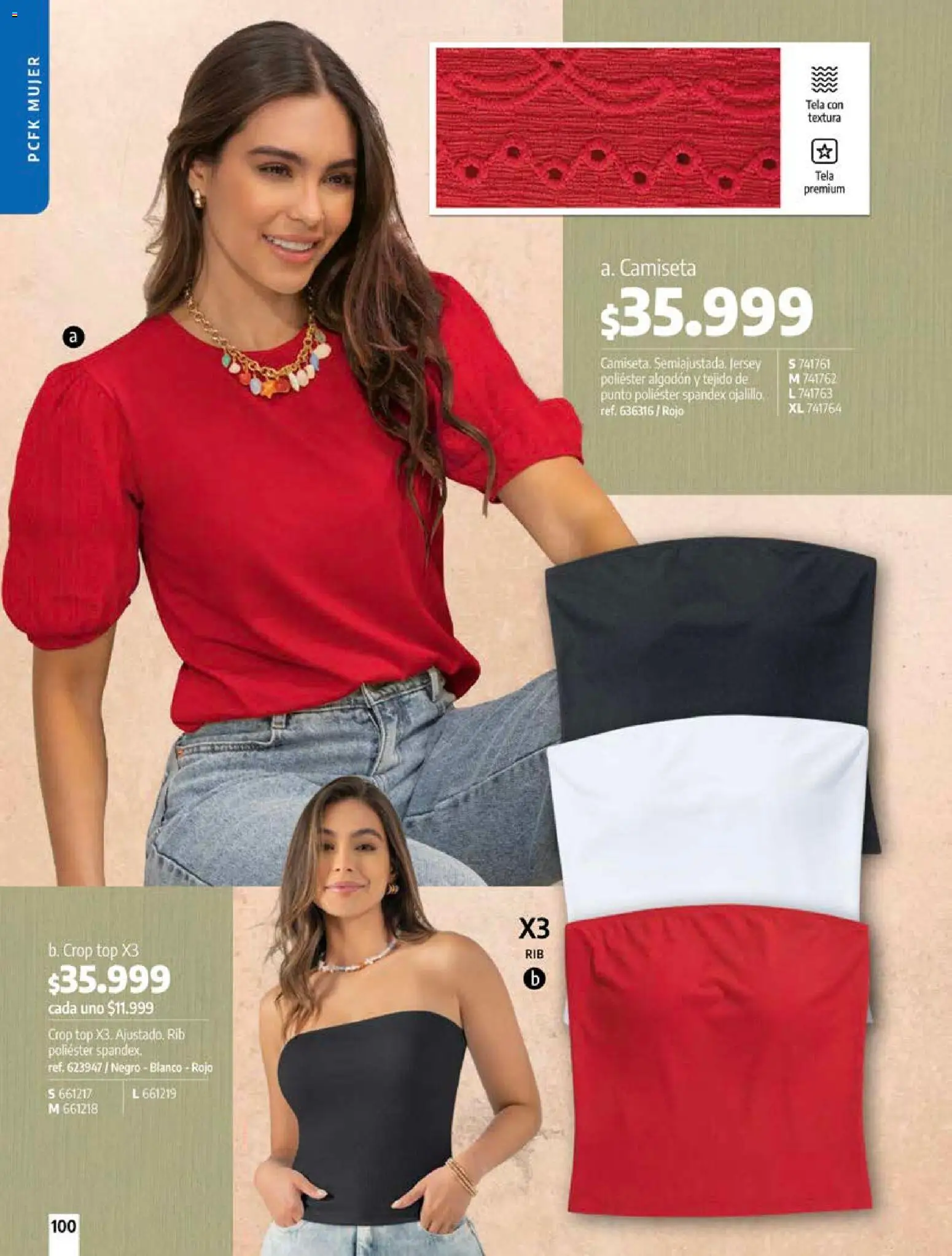 Pacifika revista - valida desde el 18/10/2026 | Página: 100 | Productos: Algodón, Camiseta, Top