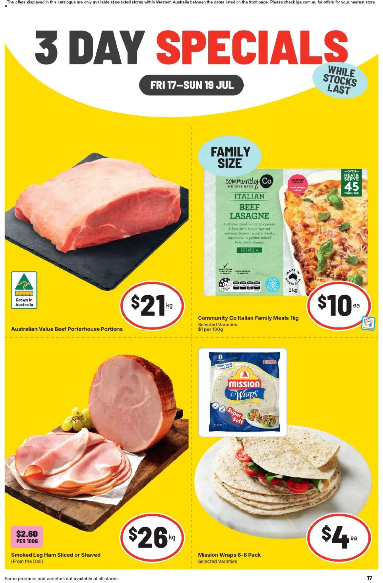 ﻿IGA catalogue from 17/07/2026 > Big discounts catalogue cover