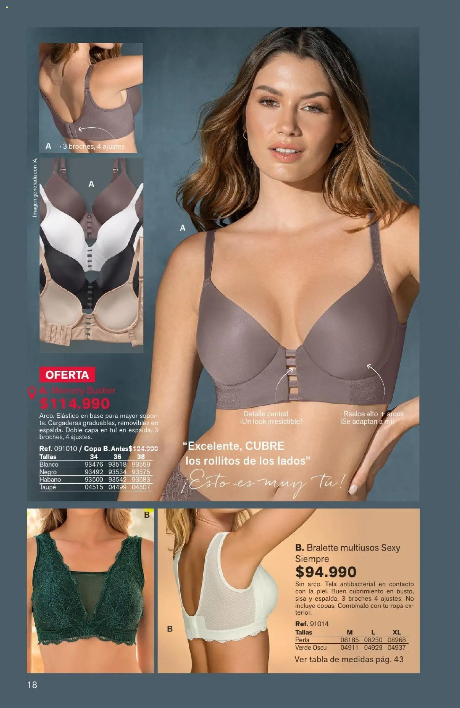 Leonisa revista - valida desde el 04/08/2026 | Página: 18 | Productos: Ropa
