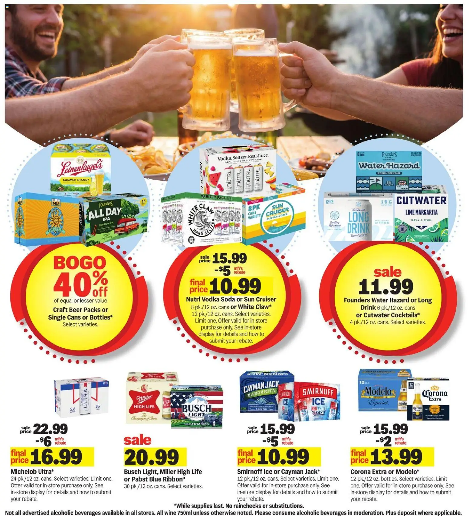 Meijer Weekly Ad - valid from 09/02/2026 | Page: 30 | Products: Corona Extra, Beer, Vodka, Water
