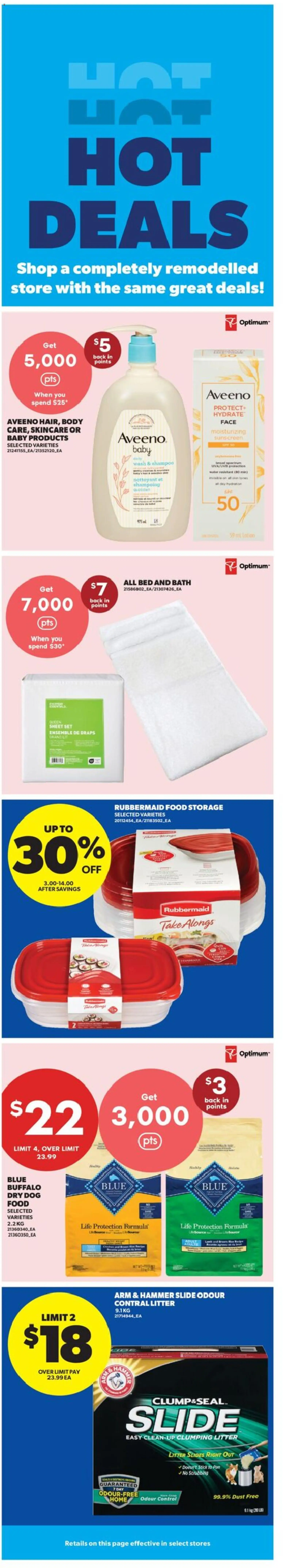 Real Canadian Superstore flyer valid from Jul 9, 2026 | Page: 1 | Products: Shampoo, Sunscreen, Bed, Bath