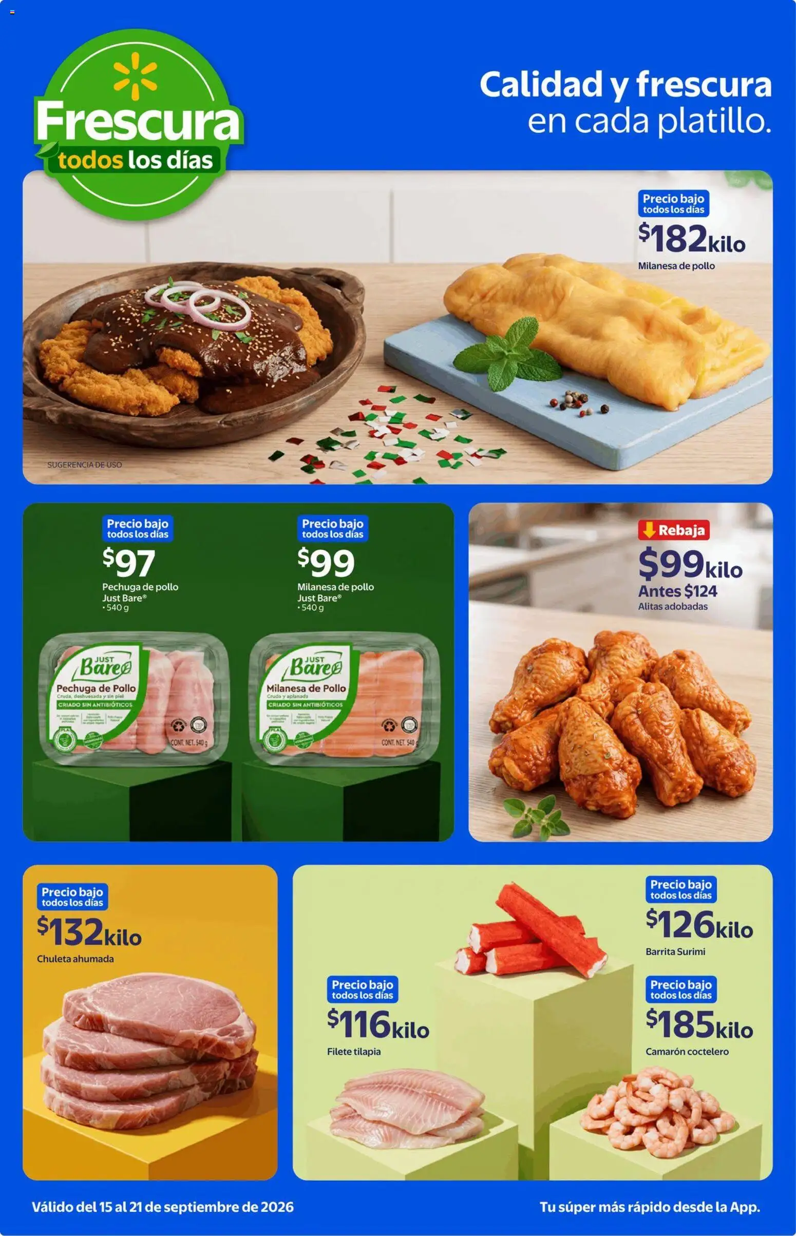 Nuevas ofertas de Walmart Express válidas en toda la República Mexicana desde el 15/09/2026. ¡Encuentra las mejores ofertas en Walmart Express folleto Calidad y frescura a precios bajos! | Página: 3