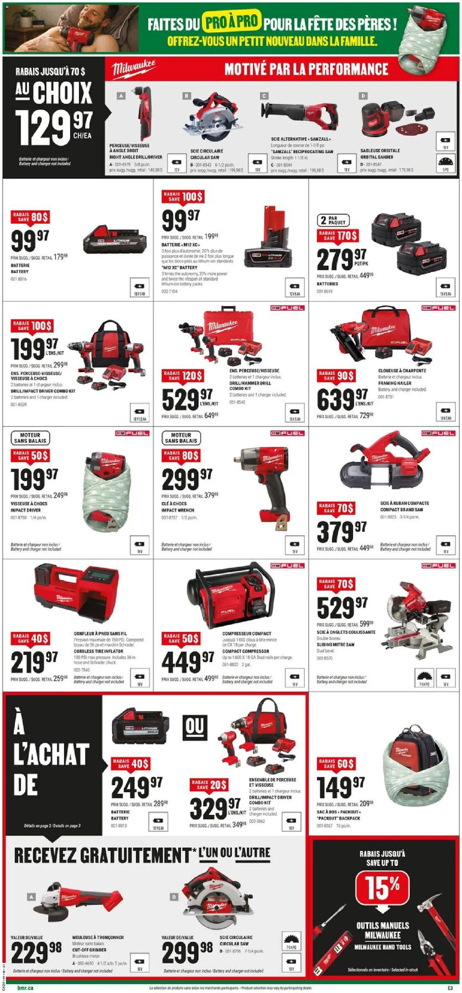 BMR flyer valid from 11.06.2026 | Page: 7 | Products: Backpack, Grinder, Battery