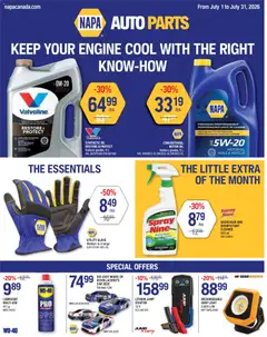 Preview of NAPA Auto Parts weekly flyer from shop NAPA Auto Parts valid from Jul 1, 2026