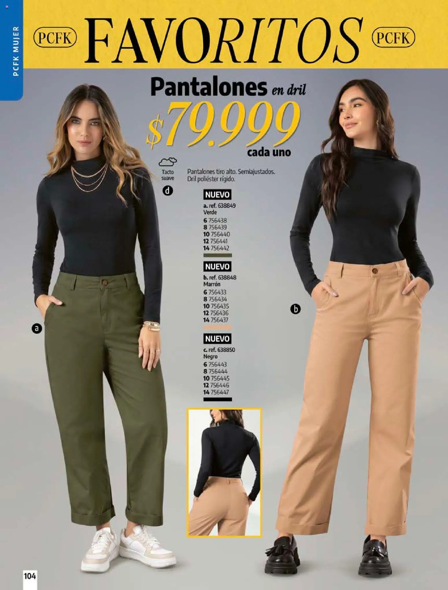 Pacifika revista - valida desde el 18/09/2026 | Página: 104 | Productos: Pantalones