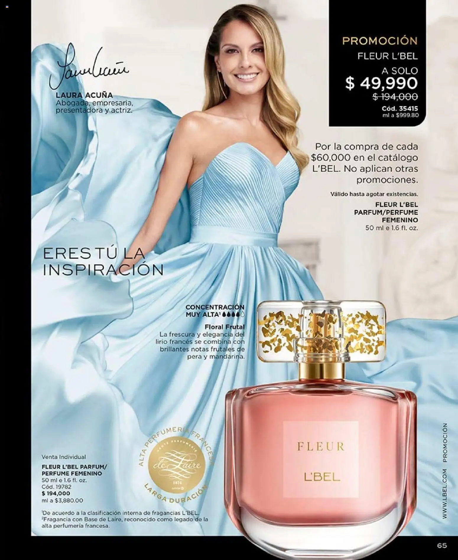 L'Bel revista - valida desde el 28/08/2026 | Página: 65 | Productos: Individual, Perfume, Fragancia, Pera