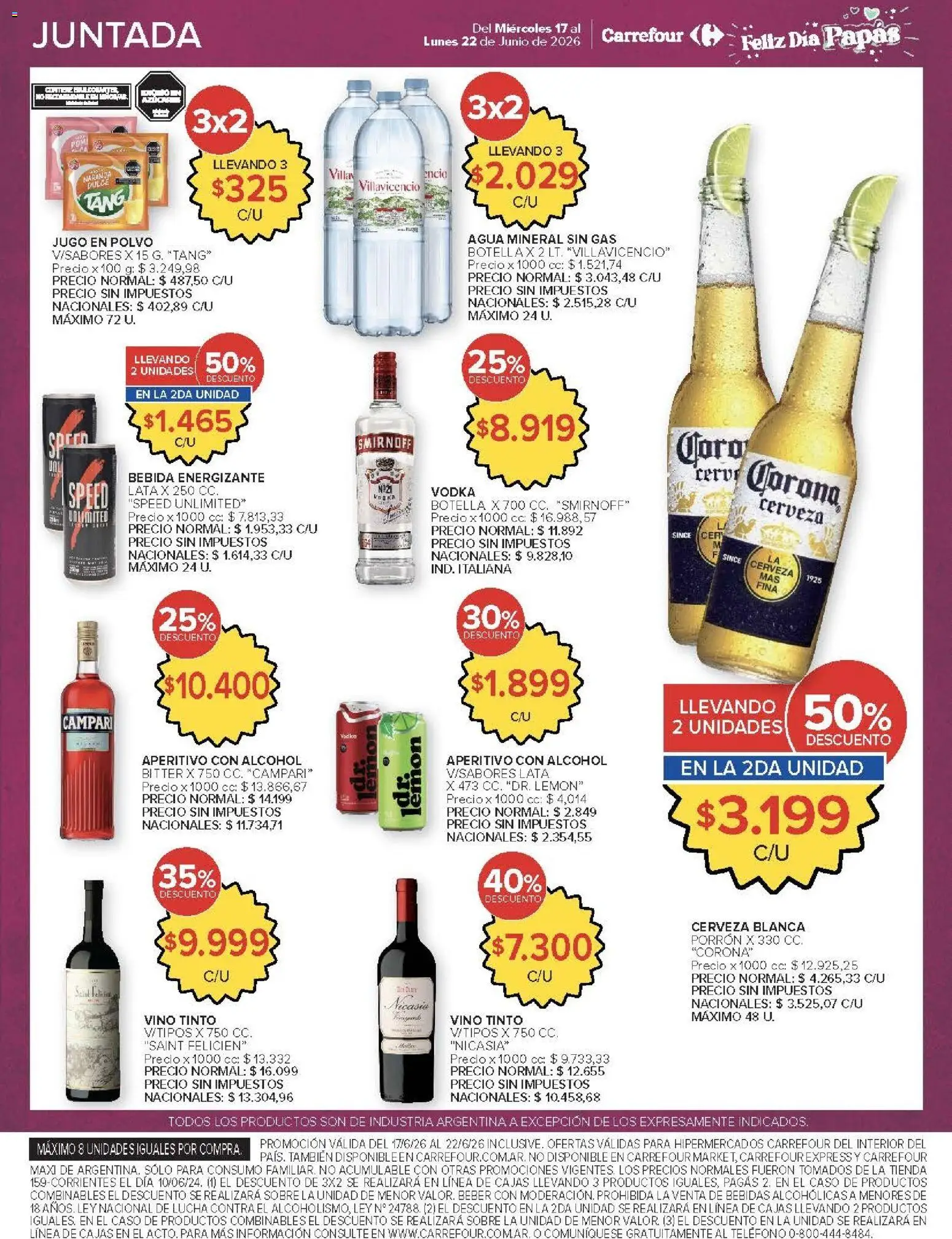 Carrefour - Carrefour Hiper │ válido desde el 17.06.2026 | Página: 6 | Productos: Teléfono, Botella, Sobre, Cerveza