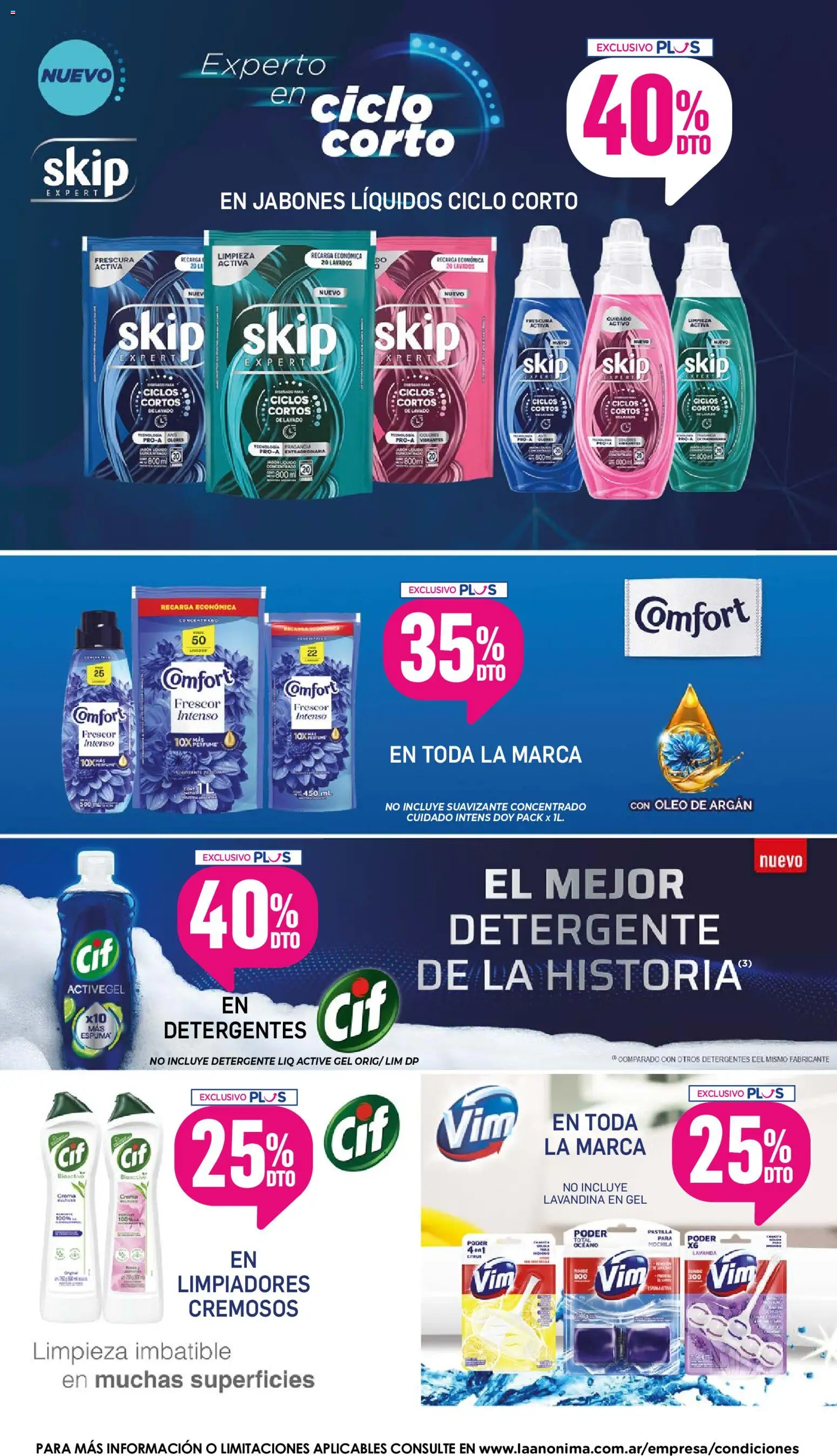 La Anonima catálogo │ válido desde el 23.04.2026 | Página: 31 | Productos: Lavandina, Espuma, Suavizante, Crema