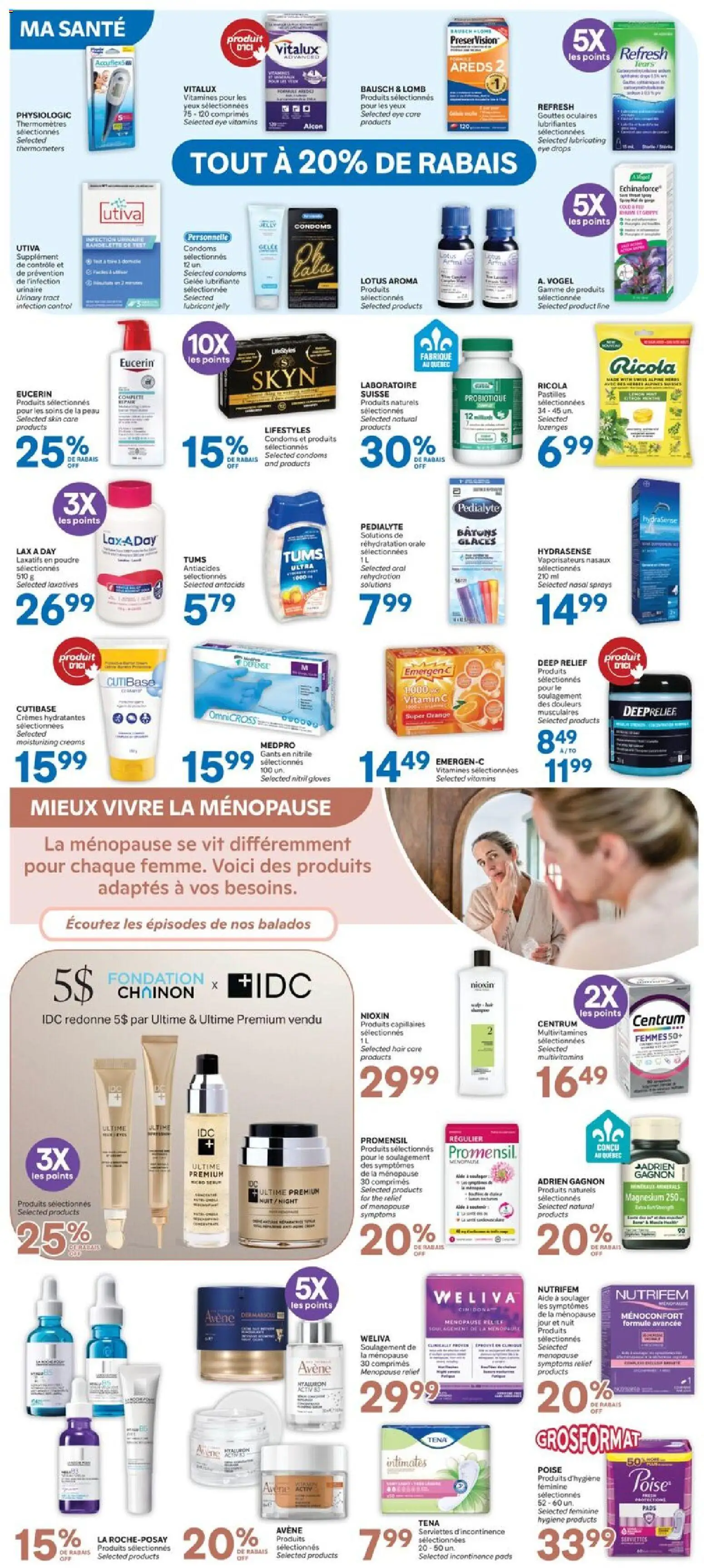 Brunet flyer valid from Oct 1, 2026 | Page: 5 | Products: Gloves, Incontinence pads, Eye drops, Lubricant