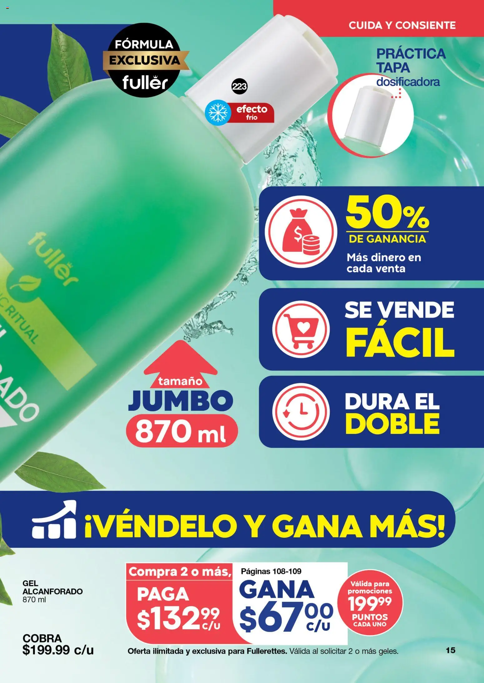Nuevas ofertas de Fuller válidas en toda la República Mexicana desde el 10.06.2026. ¡Encuentra las mejores ofertas en Fuller Gana Mas 5 2026! | Página: 15