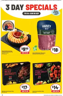 Preview of IGA 3 Day Specials Claremont - valid from 04/09/2026