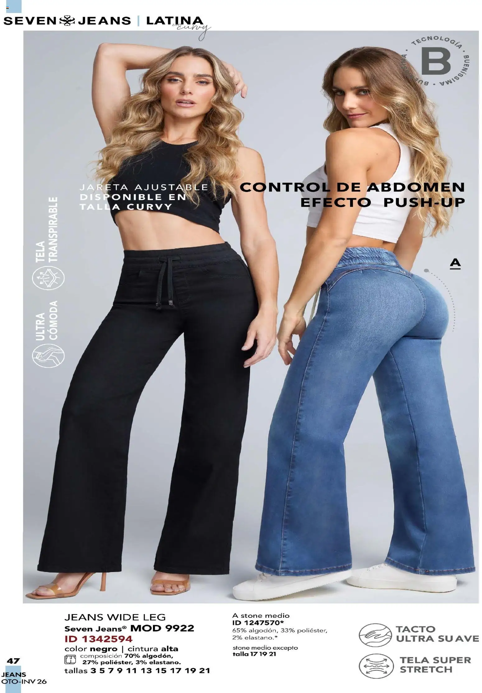 Nuevas ofertas de Price Shoes válidas en toda la República Mexicana desde el 03/08/2026. ¡Encuentra las mejores ofertas en Price Shoes catálogo Seven Jeans! | Página: 47