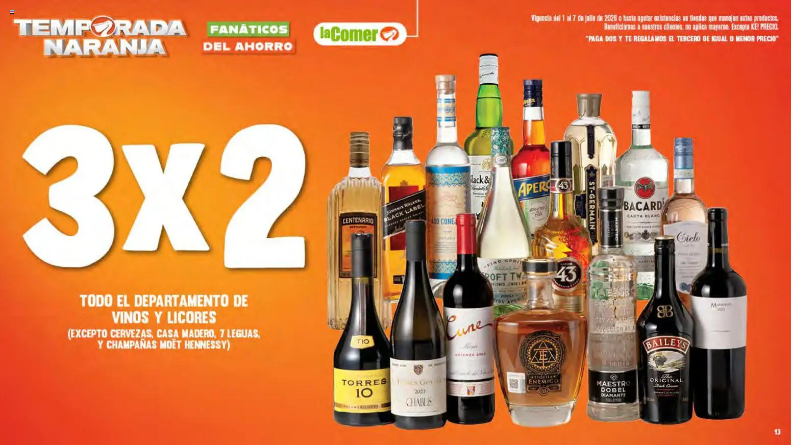 Nuevas ofertas de La Comer válidas en toda la República Mexicana desde el 01/07/2026. ¡Encuentra las mejores ofertas en La Comer folleto! | Página: 13 | Productos: Té
