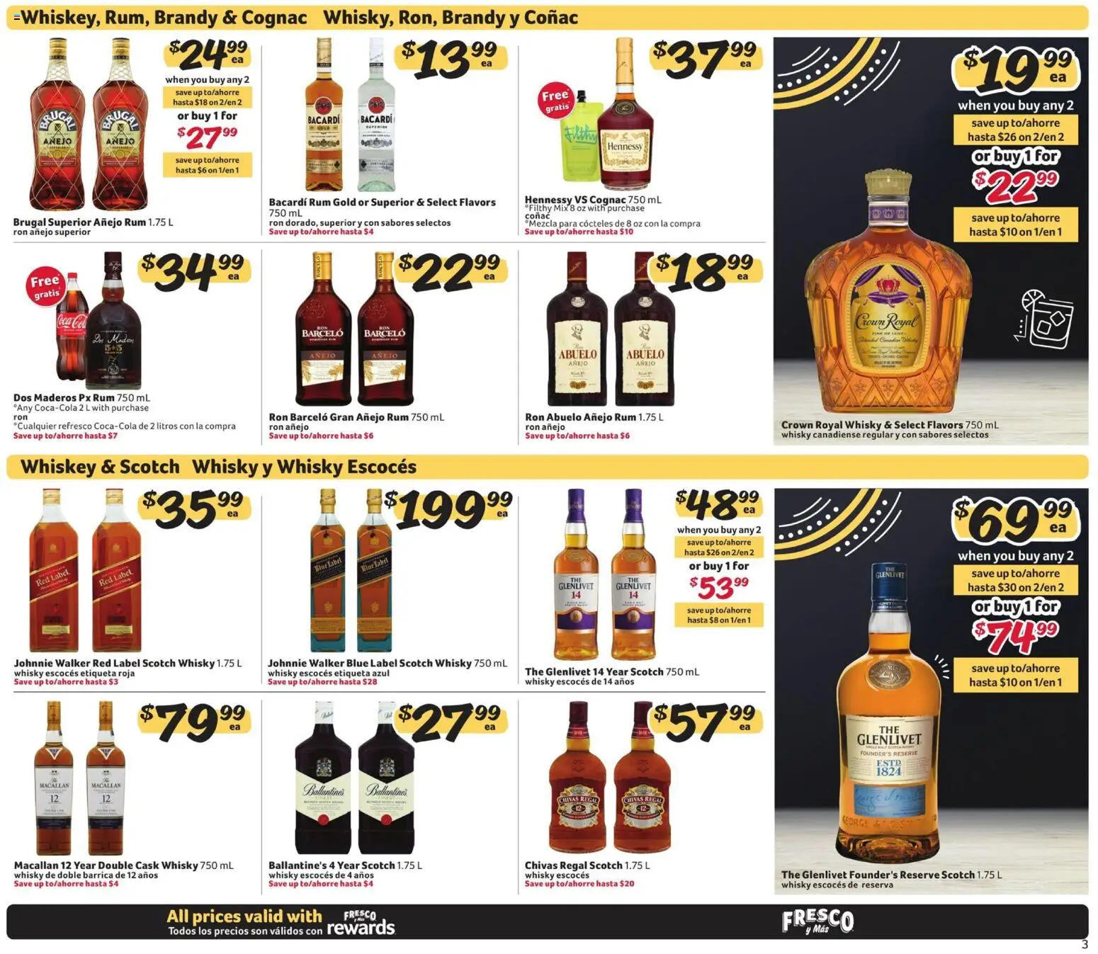 Fresco y Más Alcohol Flyer - valid from 25.05.2026 | Page: 3 | Products: Whiskey