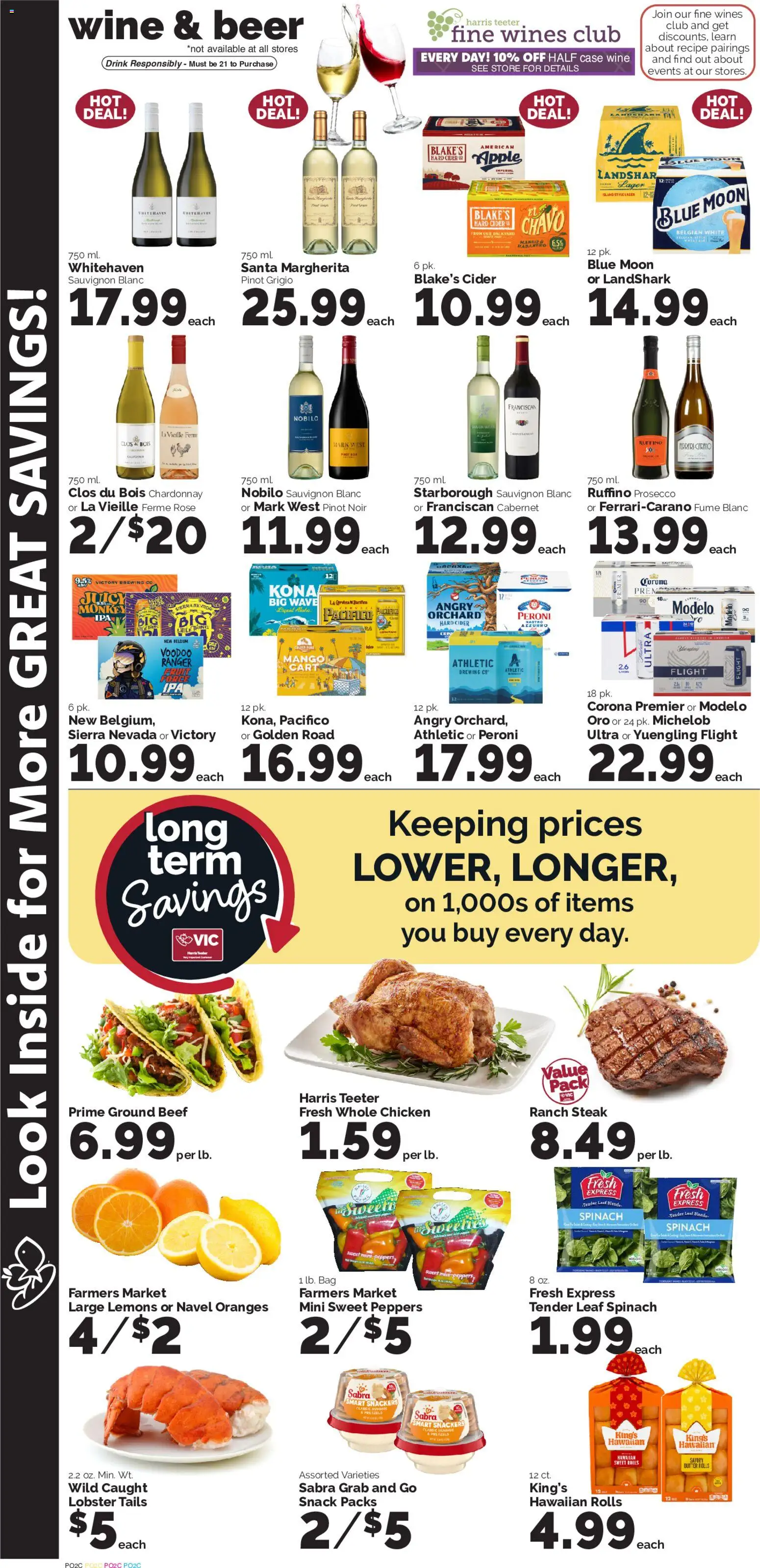 Harris Teeter Weekly Ad - SC - valid from 17.06.2026 | Page: 11 | Products: Cider, Beer, Beef, Bag