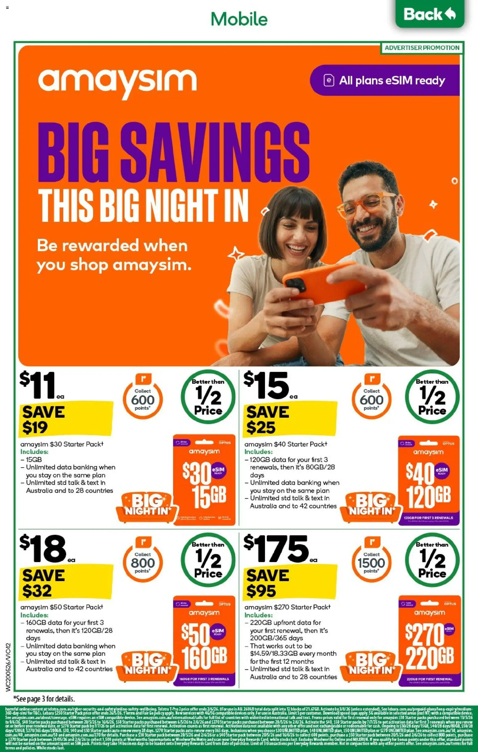 Woolworths catalogue - valid from 20.05.2026 | Page: 40 | Products: Date, Mobile