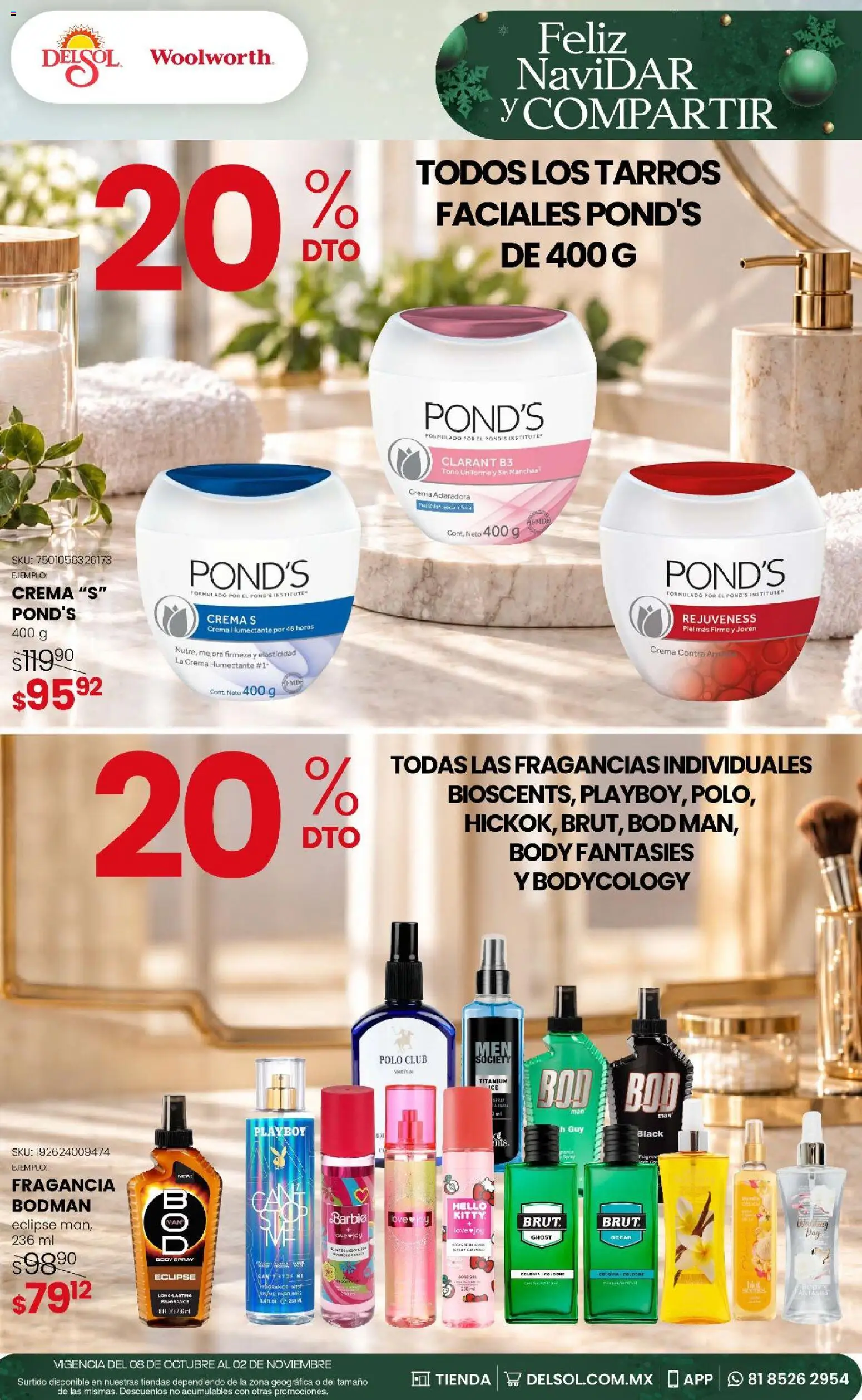 Nuevas ofertas de Del Sol y Woolworth válidas en toda la República Mexicana desde el 08/10/2026. ¡Encuentra las mejores ofertas en Del Sol y Woolworth - Feliz NaviDar y Compartir! | Página: 51