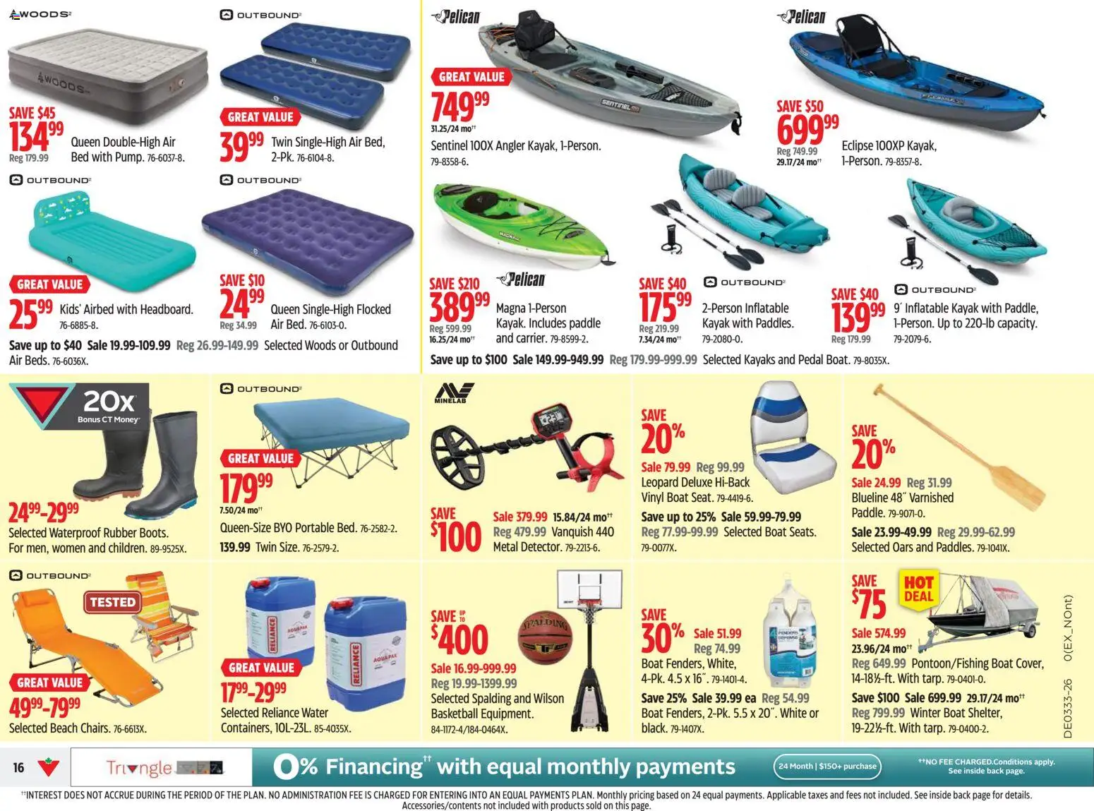 Canadian Tire flyer valid from Aug 13, 2026 | Page: 16