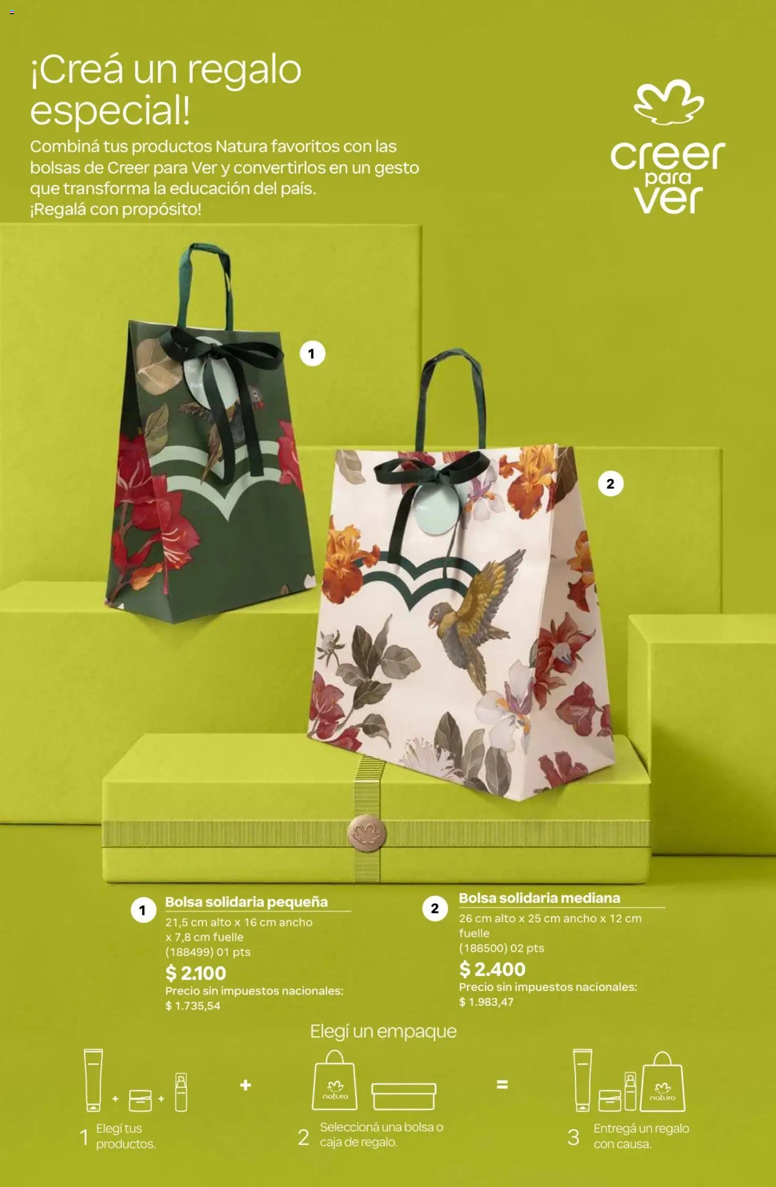 Catálogo Natura Ciclo 10 │ válido desde el 30/06/2026 | Página: 13 | Productos: Bolsa, Caja