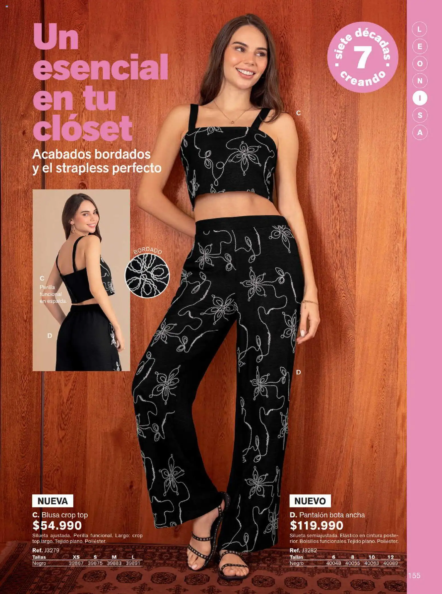 Leonisa revista - valida desde el 15/07/2026 | Página: 155 | Productos: Top, Clóset, Blusa