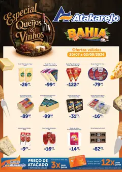 Atakarejo ofertas Queijos e Vinhos - Pré-Visualização do folheto da loja Atakarejo, válido de 20/07/2026
