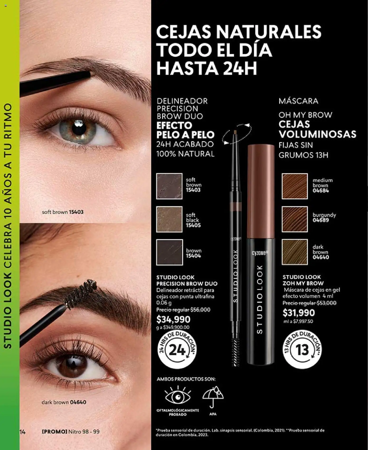 CyZone revista - valida desde el 17/07/2026 | Página: 14 | Productos: Máscara, Delineador