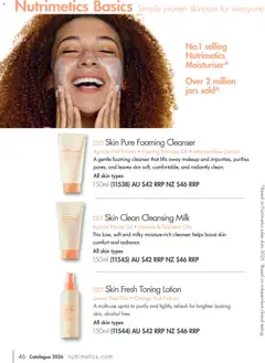 Preview of Nutrimetics Catalogue 2026 - valid from 01/01/2026 | Page: 46 | Products: Milk, Alcohol, Peel, Makeup