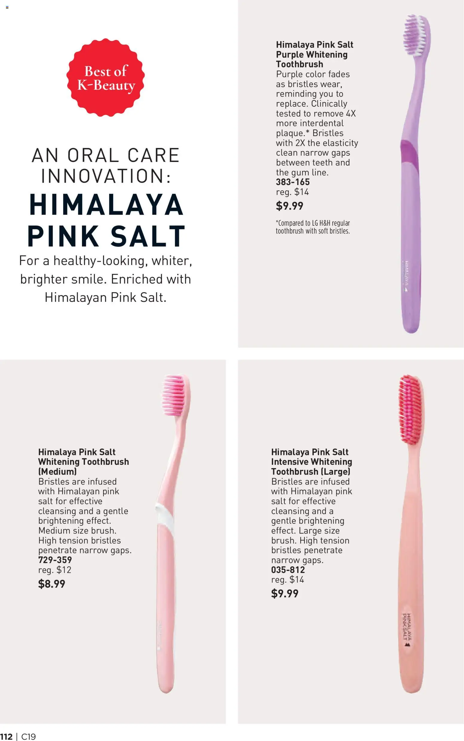 Avon flyer valid from Sep 9, 2026 | Page: 112 | Products: Toothbrush, Salt