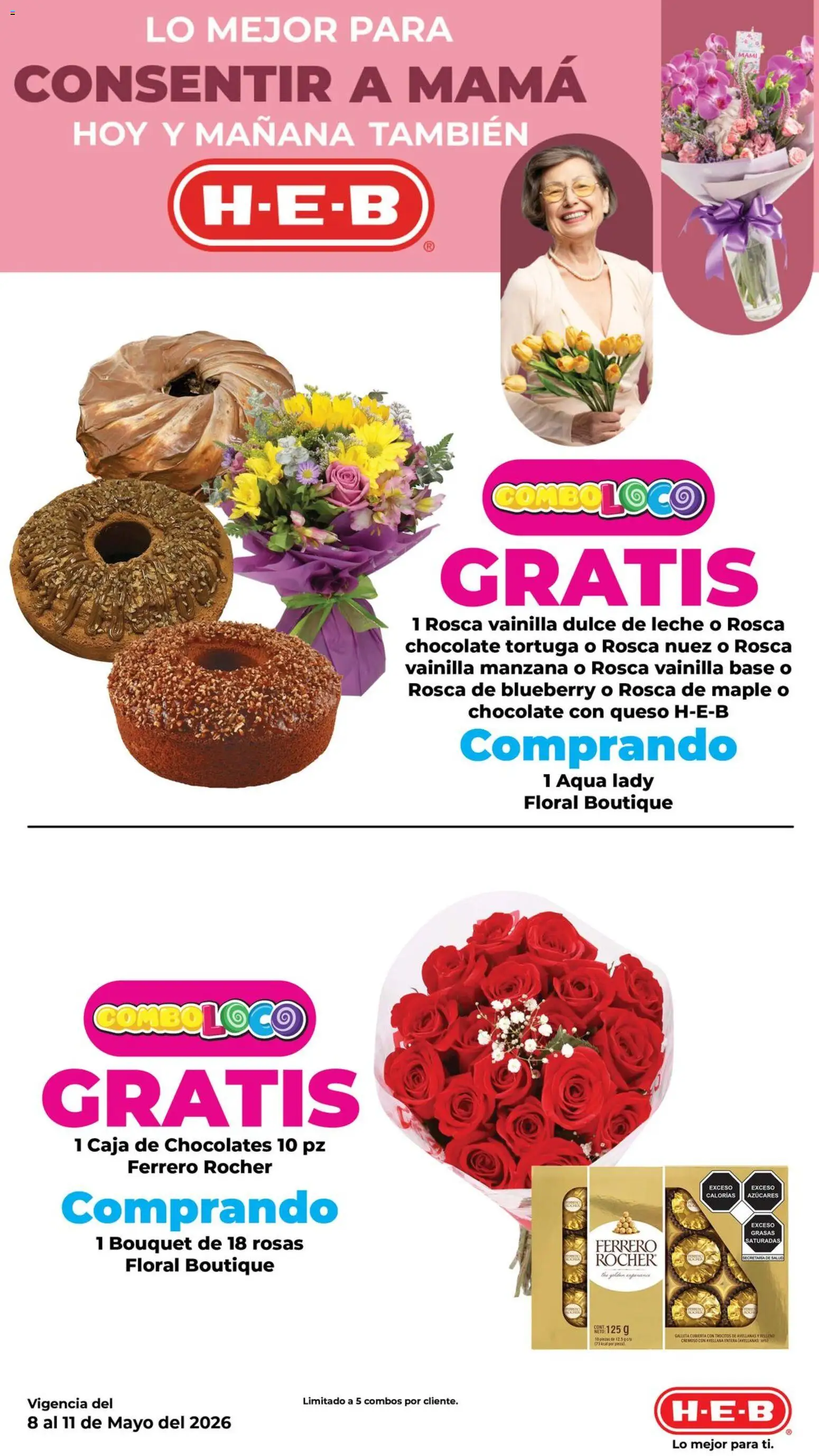 Nuevas ofertas de H-E-B válidas en toda la República Mexicana desde el 08.05.2026. ¡Encuentra las mejores ofertas en H-E-B folleto! | Página: 2 | Productos: Leche, Queso, Nuez, Caja
