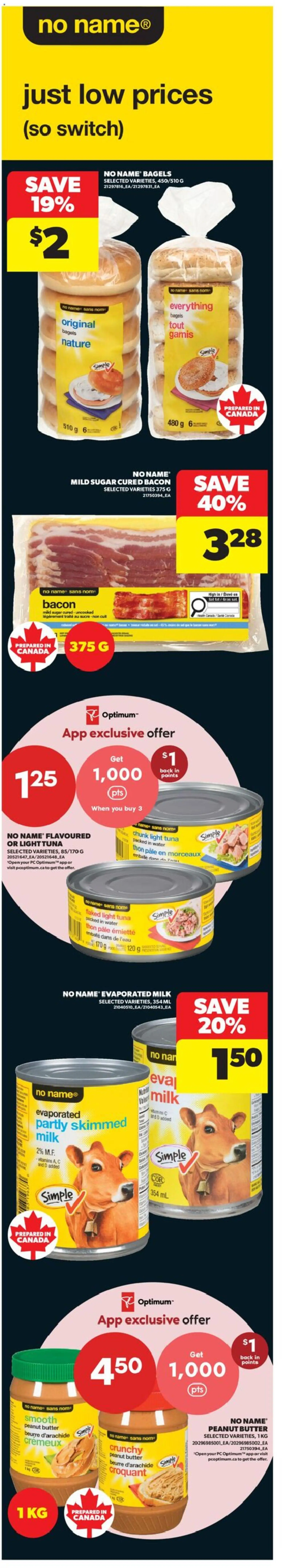 Real Canadian Superstore flyer valid from Aug 6, 2026 | Page: 2 | Products: PC, Bacon, Water, Tuna