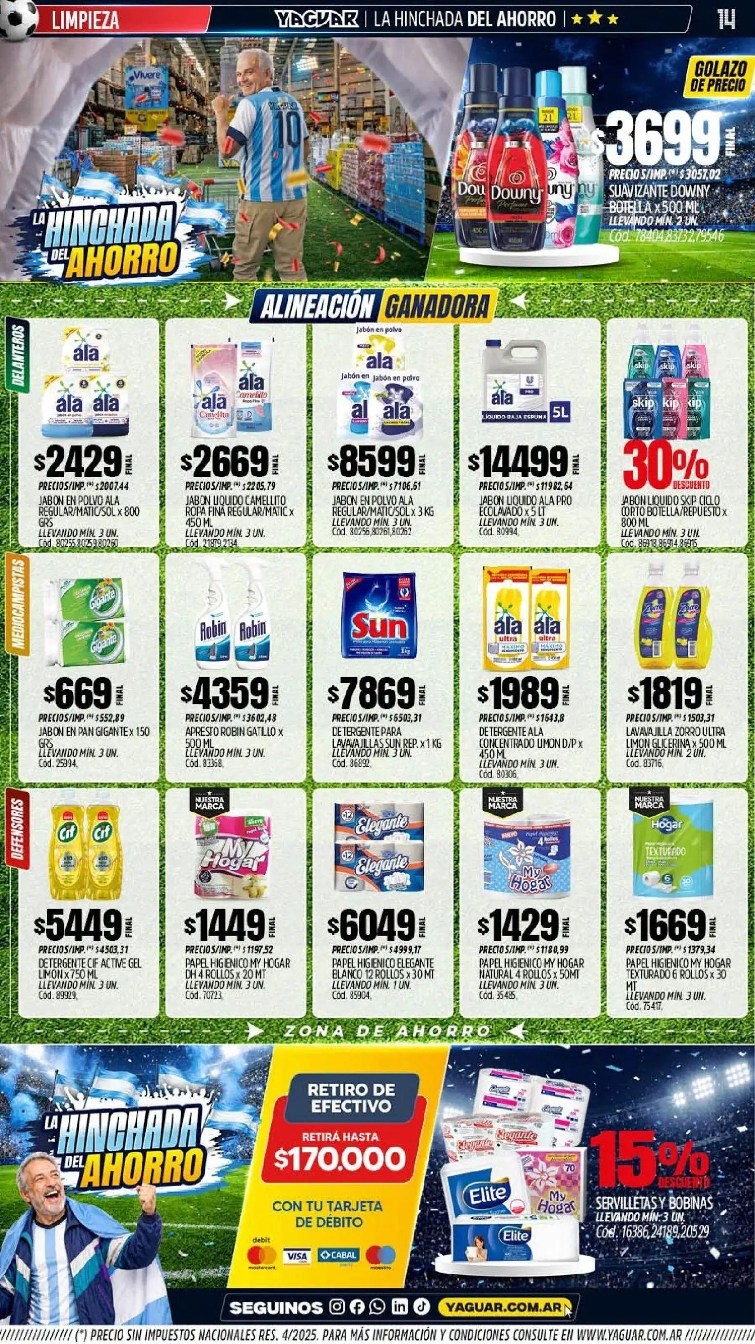 Yaguar - Oferta Semanal General Roca │ válido desde el 22/06/2026 | Página: 14